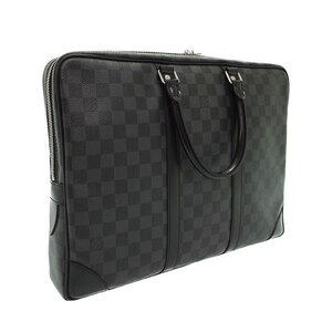 Louis Vuitton Black Bag Document Porte Graphite Business Damier Voyage